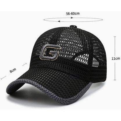 YAMEE Baseball Cap Herren Sommer Mesh Atmungsaktiv