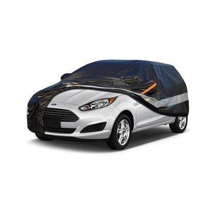 Autoabdeckung wasserdicht für Ford Fiesta (2009-2023) Schwarz