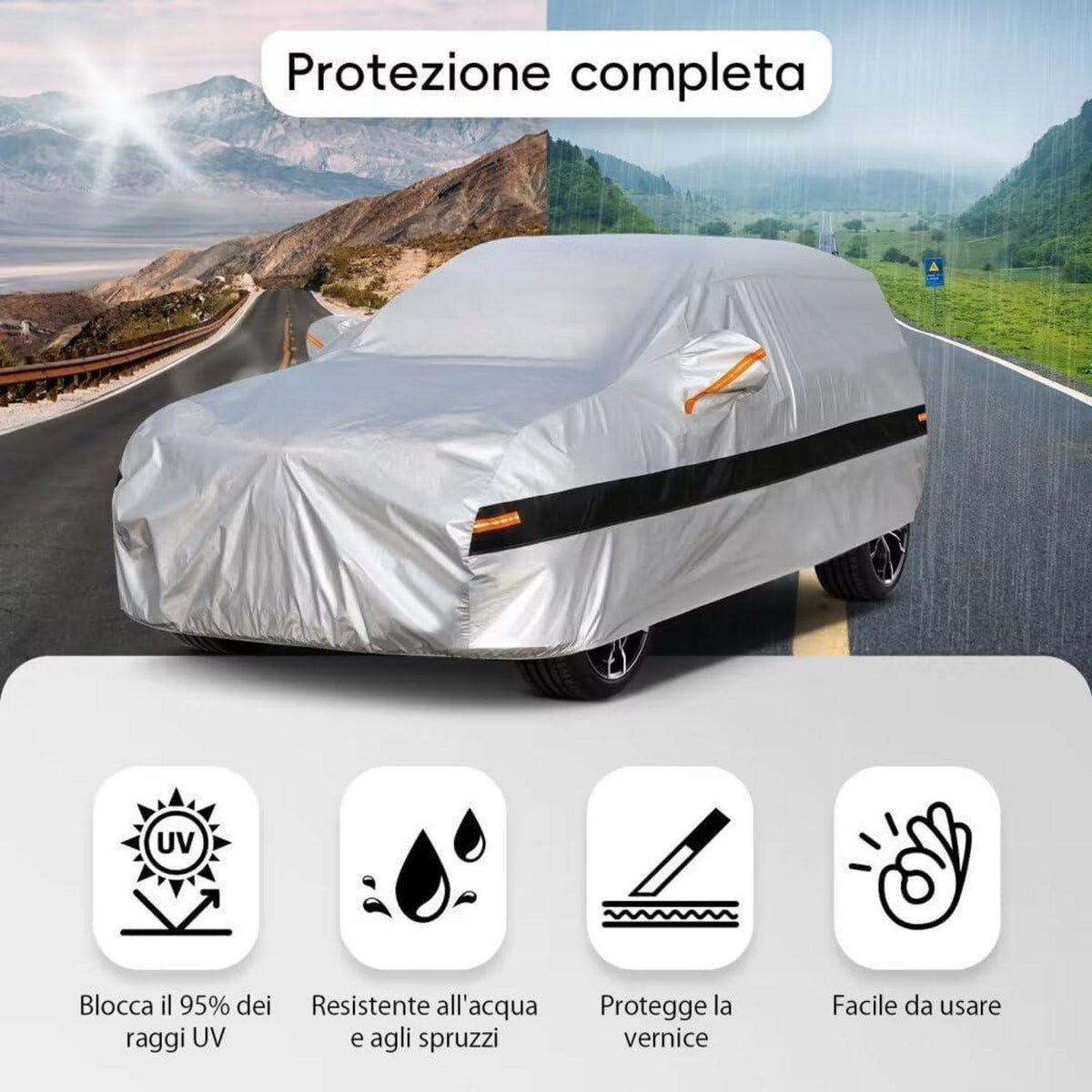 Autoabdeckung wasserdicht für Jeep Compass (2006-2022)