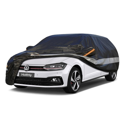 Autoabdeckung wasserdicht für Renault Clio (1990-2023) – Schwarz