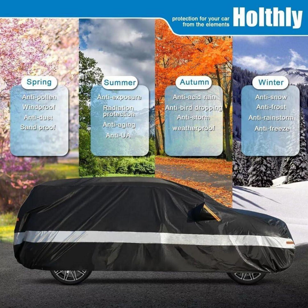 Autoabdeckung wasserdicht für Chevrolet Cruze (2007-2023)