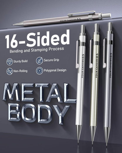 Professionelles 0,5 mm Druckbleistift Set mit 480