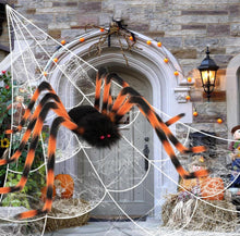 BOSONER Halloween Deko Spinne Riesenspinne Set mit