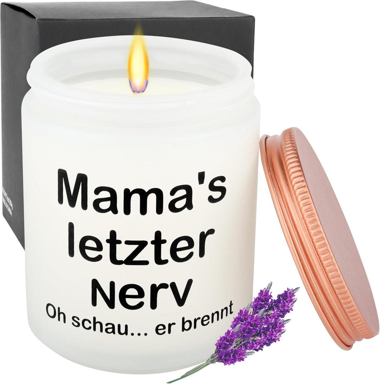 Duftkerzen Geschenkset Lavendelglas Mutter Entspannungsgeschenk