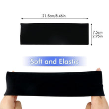 Damen Stirnband 3er Pack Sommer Sport Haarbänder Schwarz