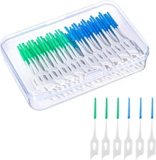 200 Stück Interdentalbürsten Silikon Zahnzwischenraumbürsten