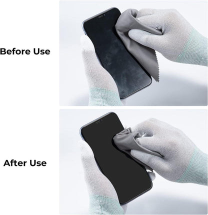 Mikrofaser Reinigungstuch Set 3 Stück 15x18cm für Kamera Tablet