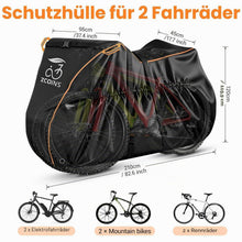 Fahrradabdeckung 2er Set für Heckträger – Wasserdicht & Reißfest