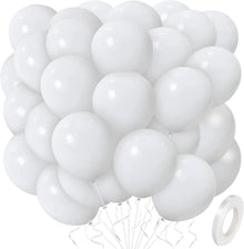 50er Packung 12 Zoll Weiße Latexballons für Partydekorationen