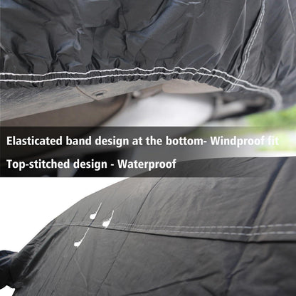 Wasserdichte Autoabdeckung L - Vollgarage, Schutz vor Wetter & Wind