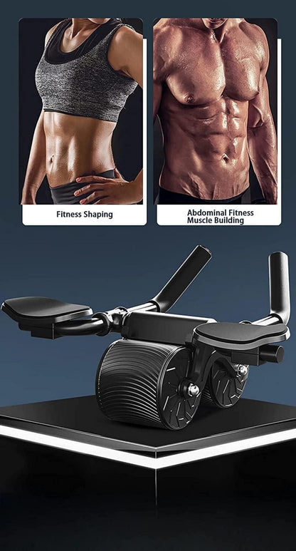 Automatisches Rebound Abdominal Wheel mit Timer und Telefonhalter