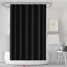 Duschvorhang Anti-Schimmel Stoff Wasserdicht Waschbar PEVA Schwarz