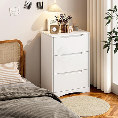 Weiße 3-Schubladen-Kommode | Schlafzimmer & Wohnzimmer
