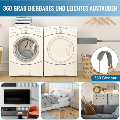 Ausziehbarer Teleskop Staubwedel mit Edelstahlstange