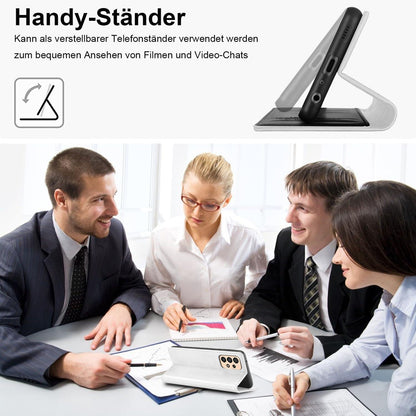 Handyhülle Samsung Galaxy A33 5G Leder Schutzhülle Magnet Klappbar