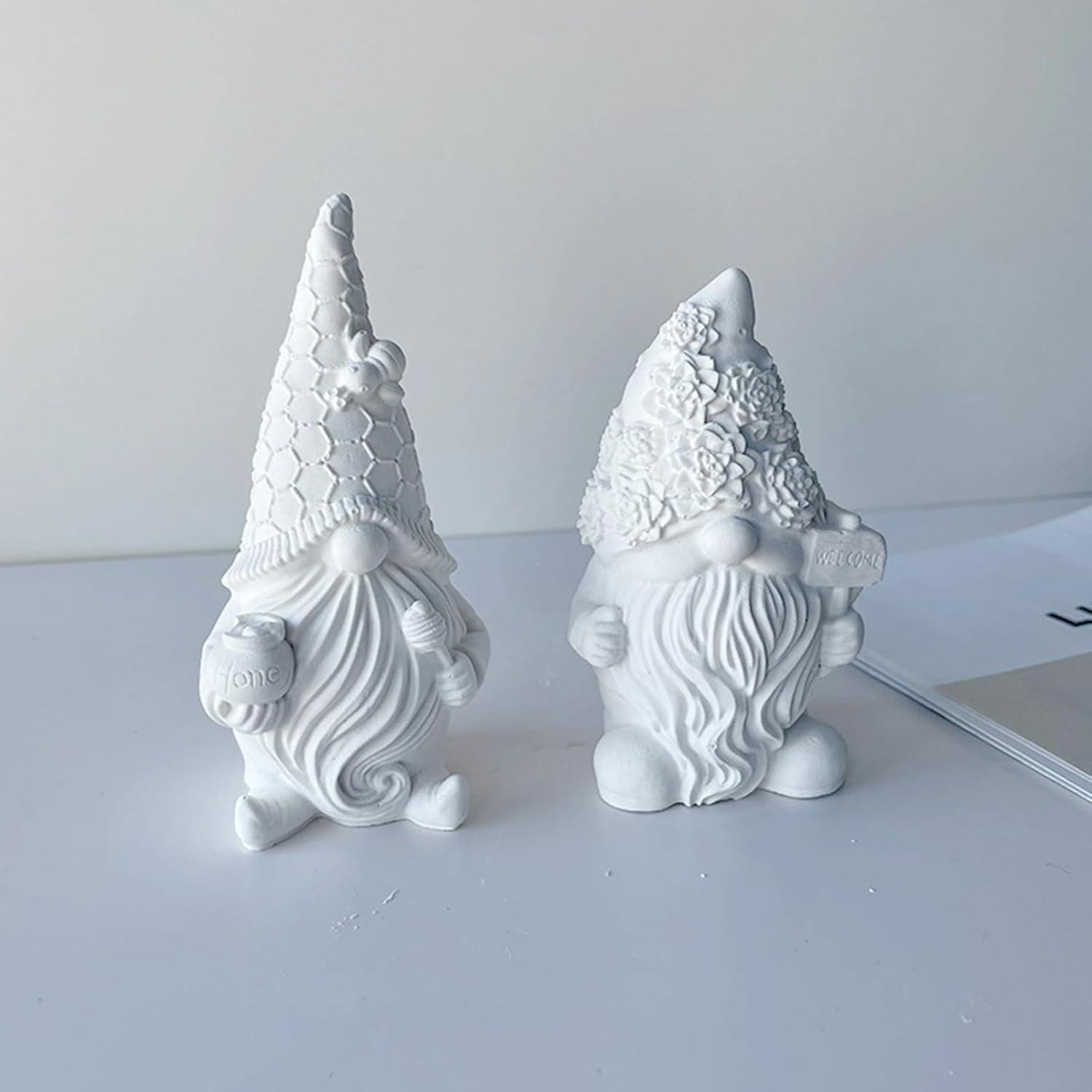 3D Wichtel Zwerg Silikonform Kerzen Weihnachten Handwerk