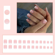 24 Künstliche Nägel Kurz Nägel French Press on Nails