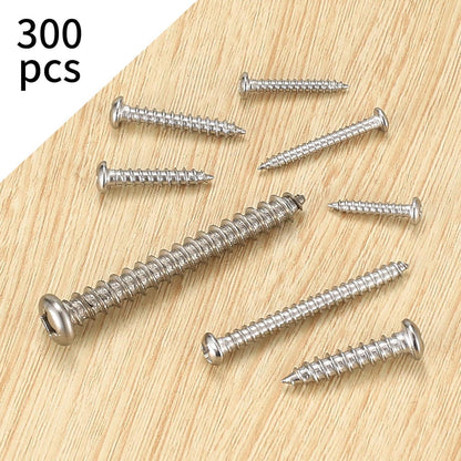 300tlg. Edelstahl Schrauben Sortiment M3-M6 mit Box