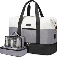60L LOVEVOOK Sporttasche Damen Weekender Reisetasche mit Schuhfach