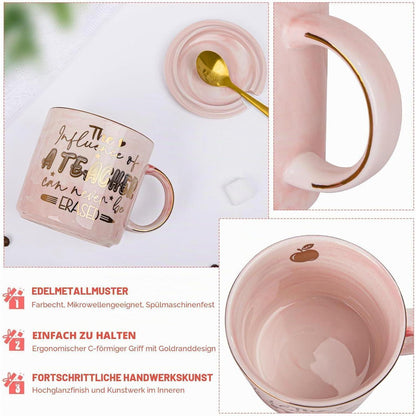 Marmor Tasse "Lehrer Wertschätzung" - 400ml Geschenk