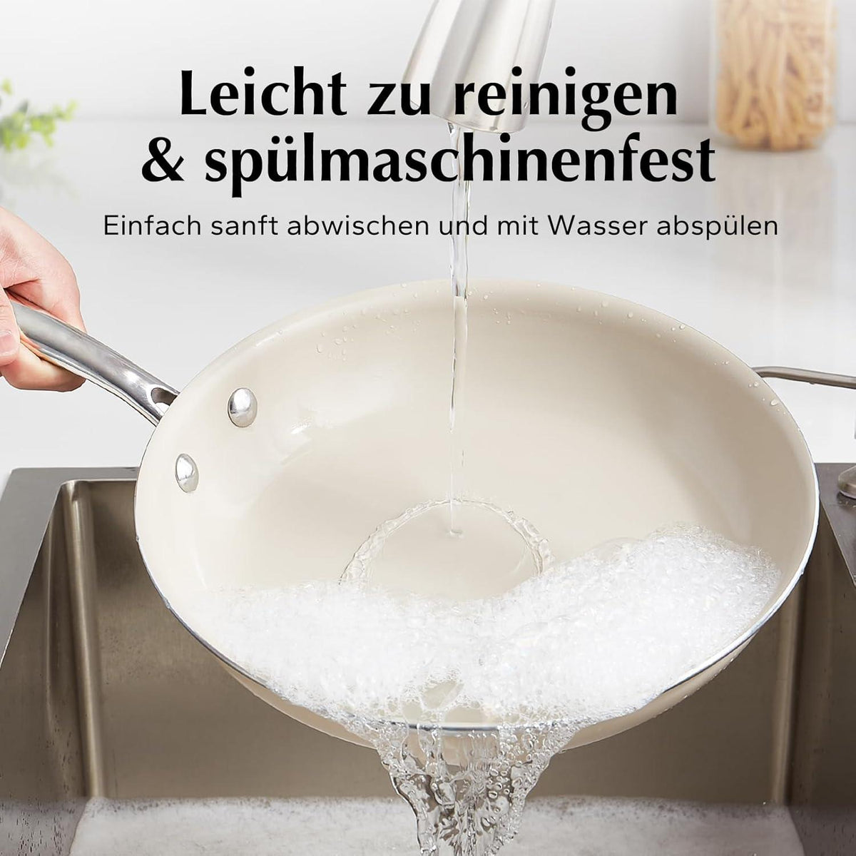 Redchef Pfanne 24cm Induktion Keramik Antihaft