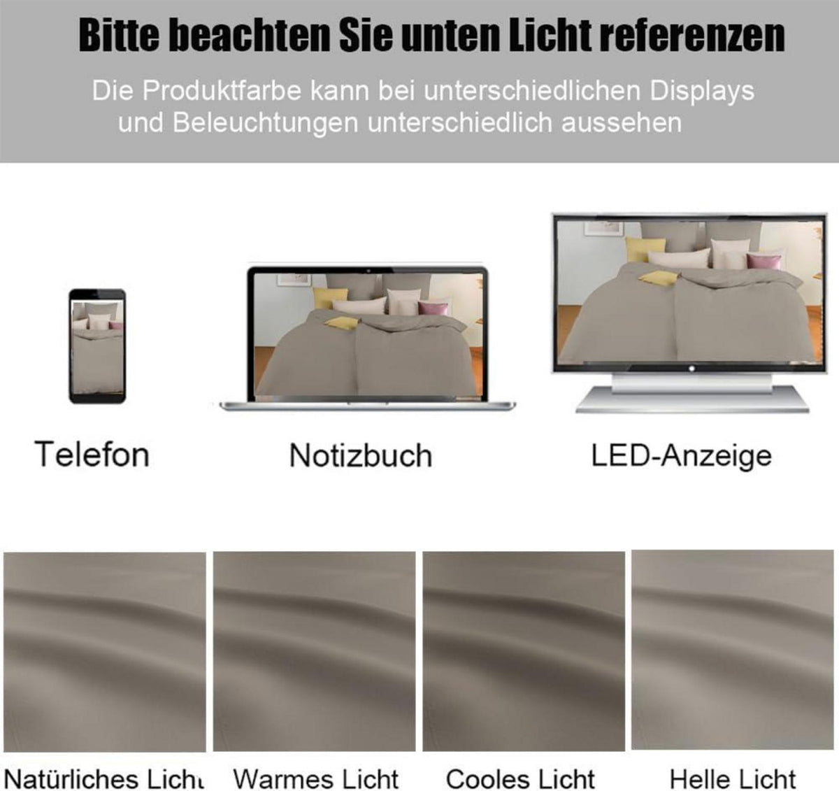 2er Set Kissenbezug 40x80 Natur Mikrofaser Reißverschluss Bügelfrei