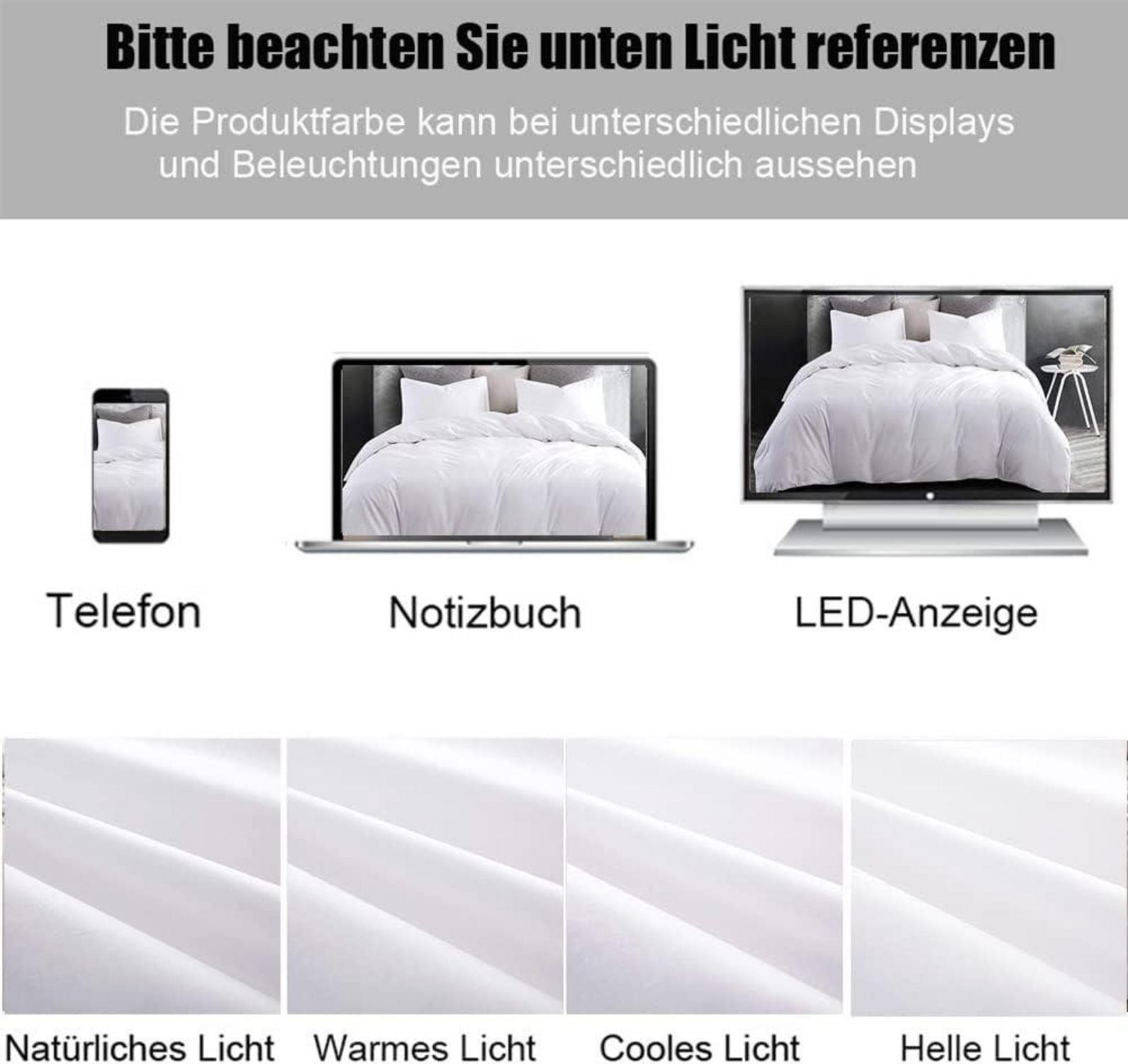 Soifox Kissenbezug 40x40 Weiß 2er Set Mikrofaser Reißverschluss