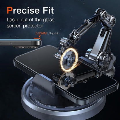 Panzer Schutz Glas iPhone 15 Pro Max Display 9H 4er Set