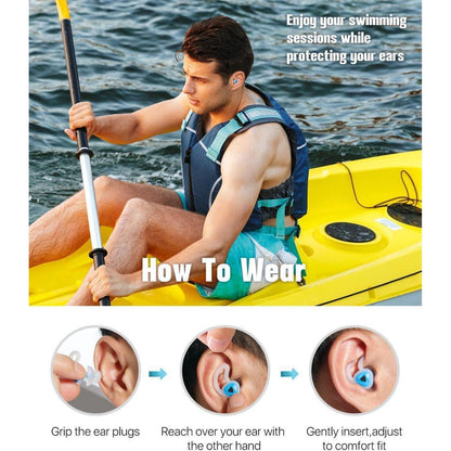 Schwimm-Ohrstöpsel mit Schlüsselband – Wasserdicht & Komfortabel