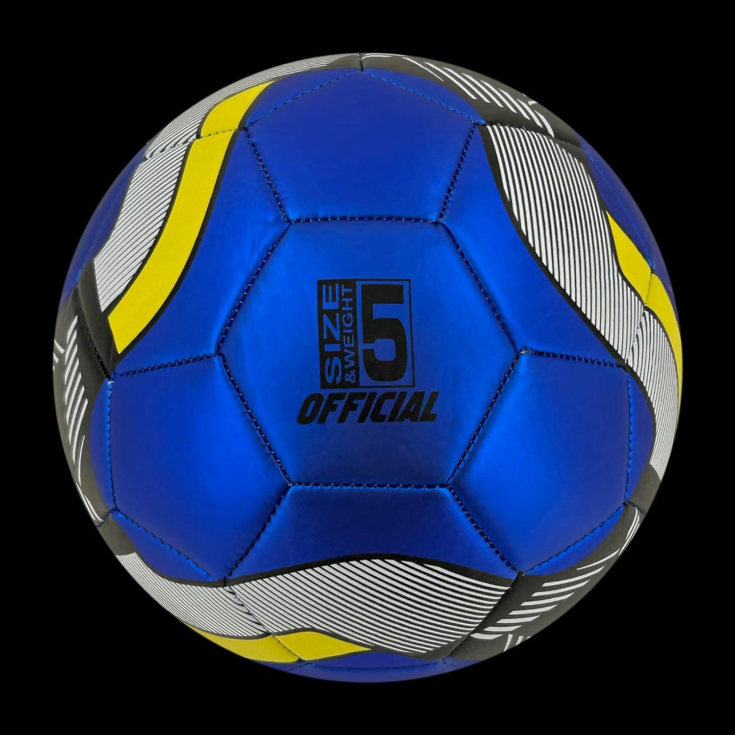 Fußball Training Ball 5 Weich Elastisch Match Training Senior Blau