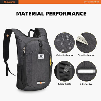 Faltbarer 10L Daypack Wanderrucksack für Reisen und Städtetrips