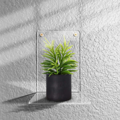 Deefongo Acryl Buchständer Transparente Buchstützen 2er Pack 18cm 12cm