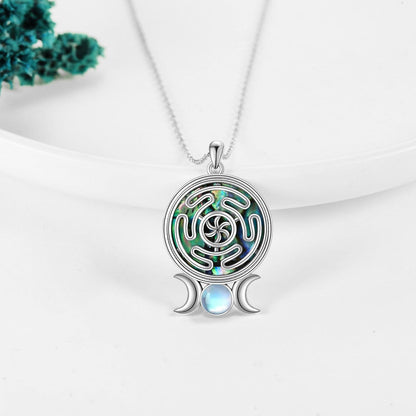 Wicca Halskette Heccate Mondgöttin Damen Geschenkbox