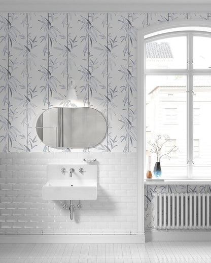 Selbstklebende Tapete 44cmx300cm Bambusmuster PVC Vinyl