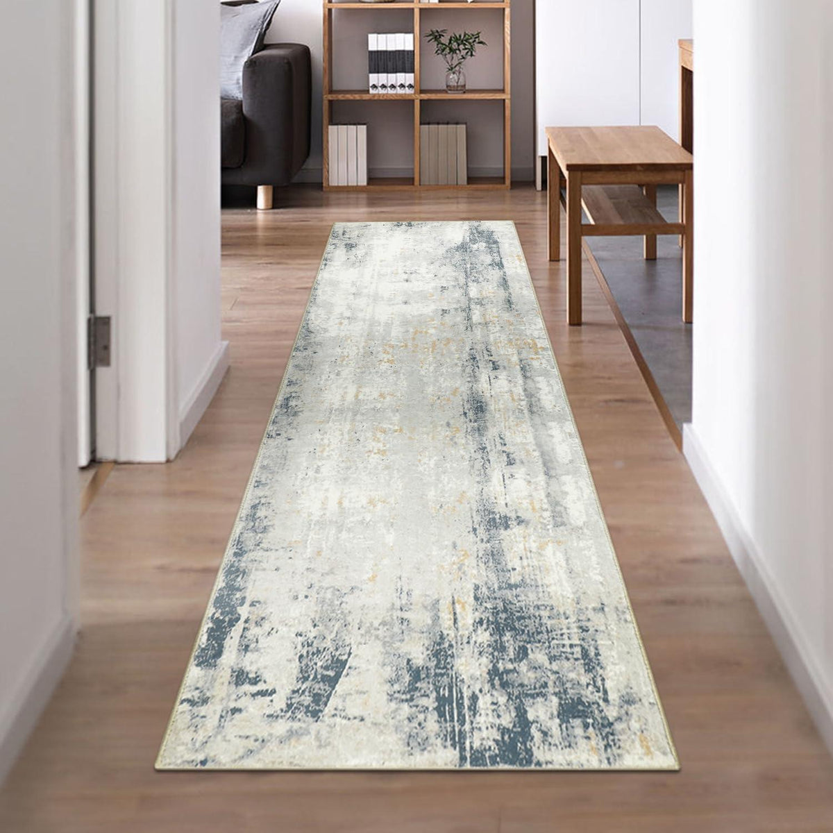 Teppichläufer Flur 65x240cm rutschfest waschbar Lang Küchenteppich