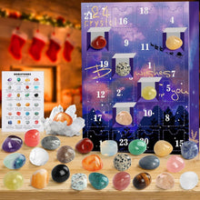 Adventskalender 2024 Kristalle Mineralien Edelsteine für