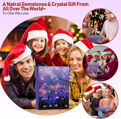 Adventskalender 2024: Kristalle Mineralien Edelsteine Weihnachten für