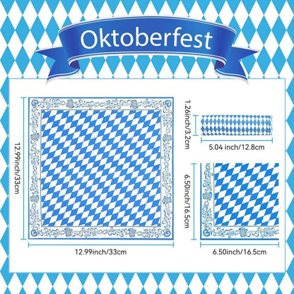 Oktoberfest Servietten 40 Stück 33 x 33 cm 3-lagig mit
