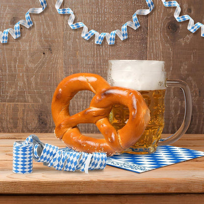 Servietten Oktoberfest Deko 40 Stück kariert 3-lagig 33x33cm Tischdeko