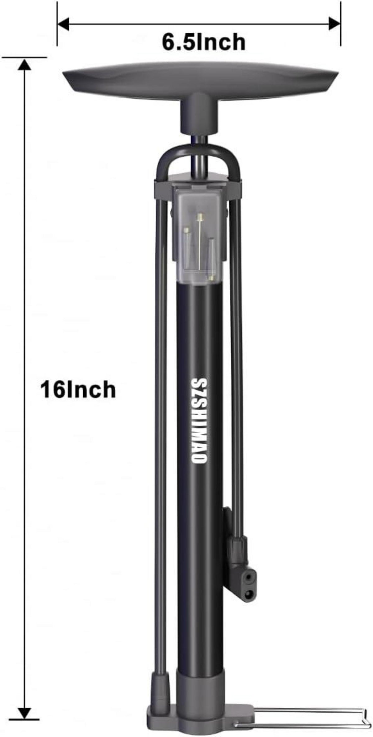 Standluftpumpe mit 160 PSI Hochdruck für Fahrradreifen und