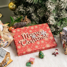 Weihnachts-Geschenkpapier Kraftpapier Tauben Schneeflocken