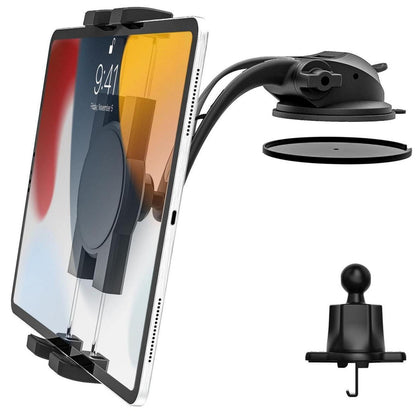 Tablet Halterung Auto Saugnapf Verstellbar 4-13 Zoll