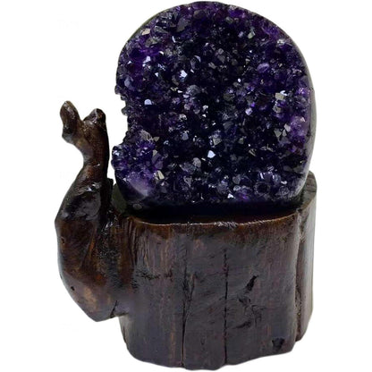 Natürliche Amethyst-Kristallcluster 2,2 Pfund Uruguay-Geoden