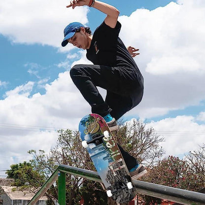 Skateboard 78,9 cm 7-lagig Kanadischer Ahorn Doppel-Kick-Deck