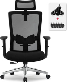 Ergonomischer Bürostuhl Verstellbar 150 kg, Drehstuhl mit