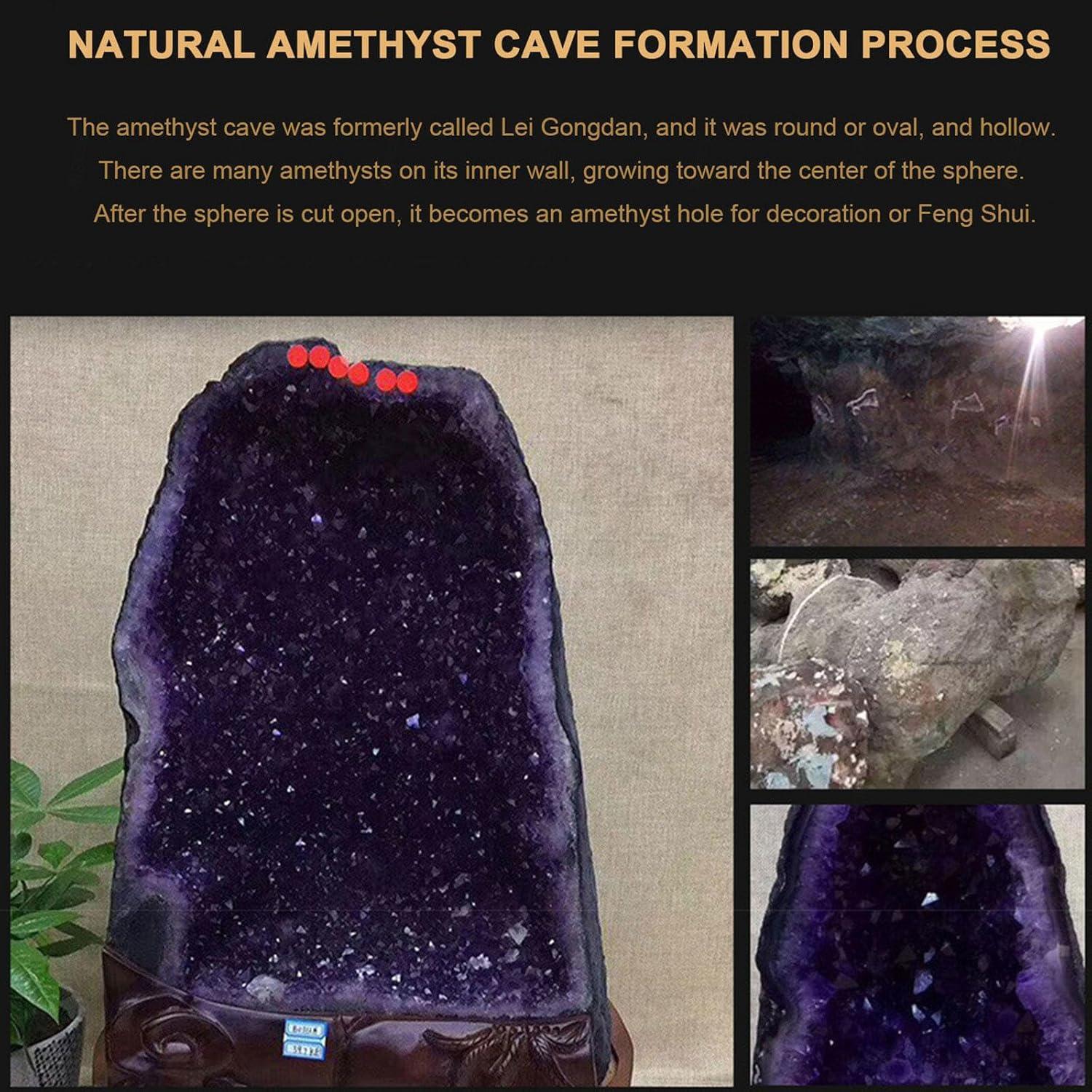 Große Amethyst Geode Cluster Exemplar Reiki Heilsteine