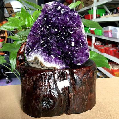 Amethyst Kristall Cluster Unikat für Heimdeko & Heilung