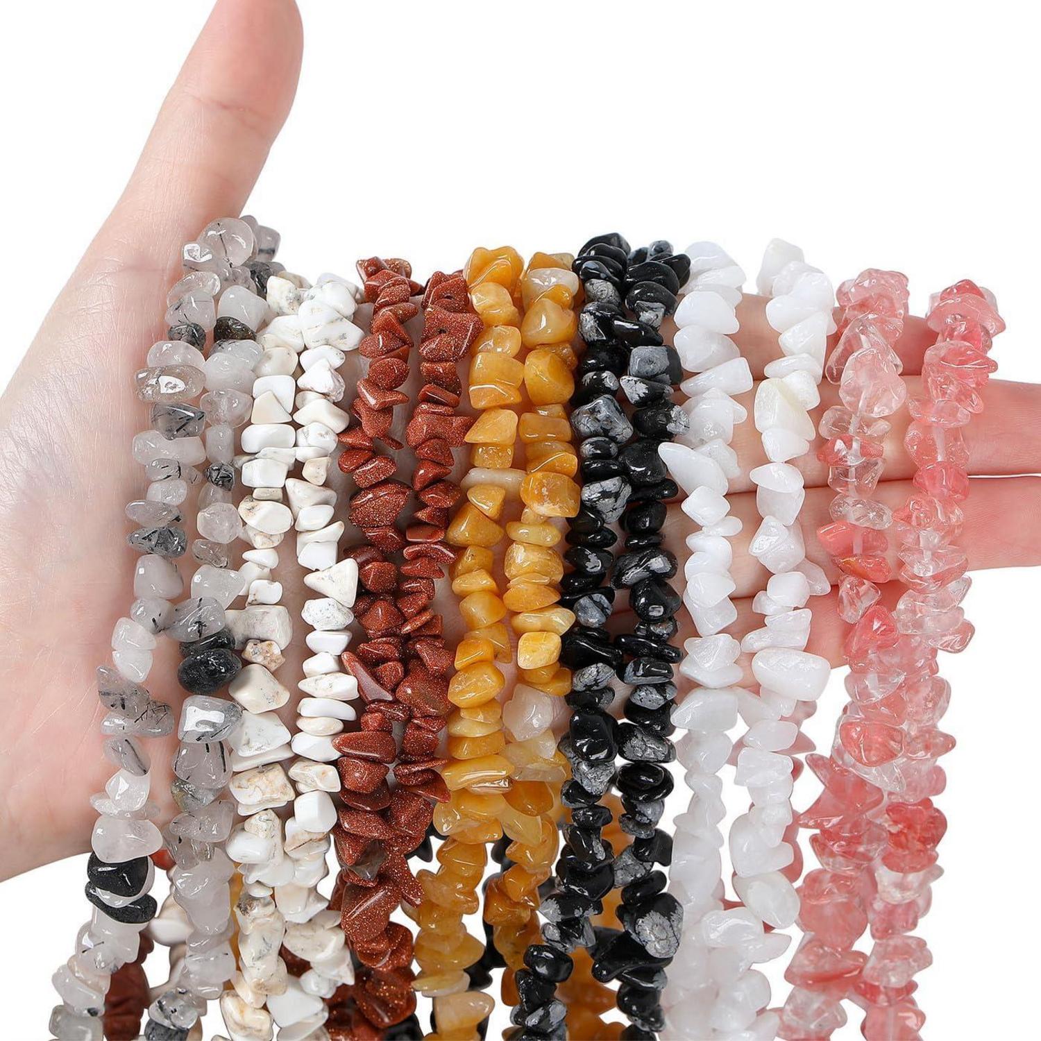 Kristall Perlen Set für DIY Schmuck Crafting 400 Stück