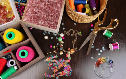 Kristallperlen Erdbeerquarz 400pcs für DIY Schmuck Crafting 5-8mm