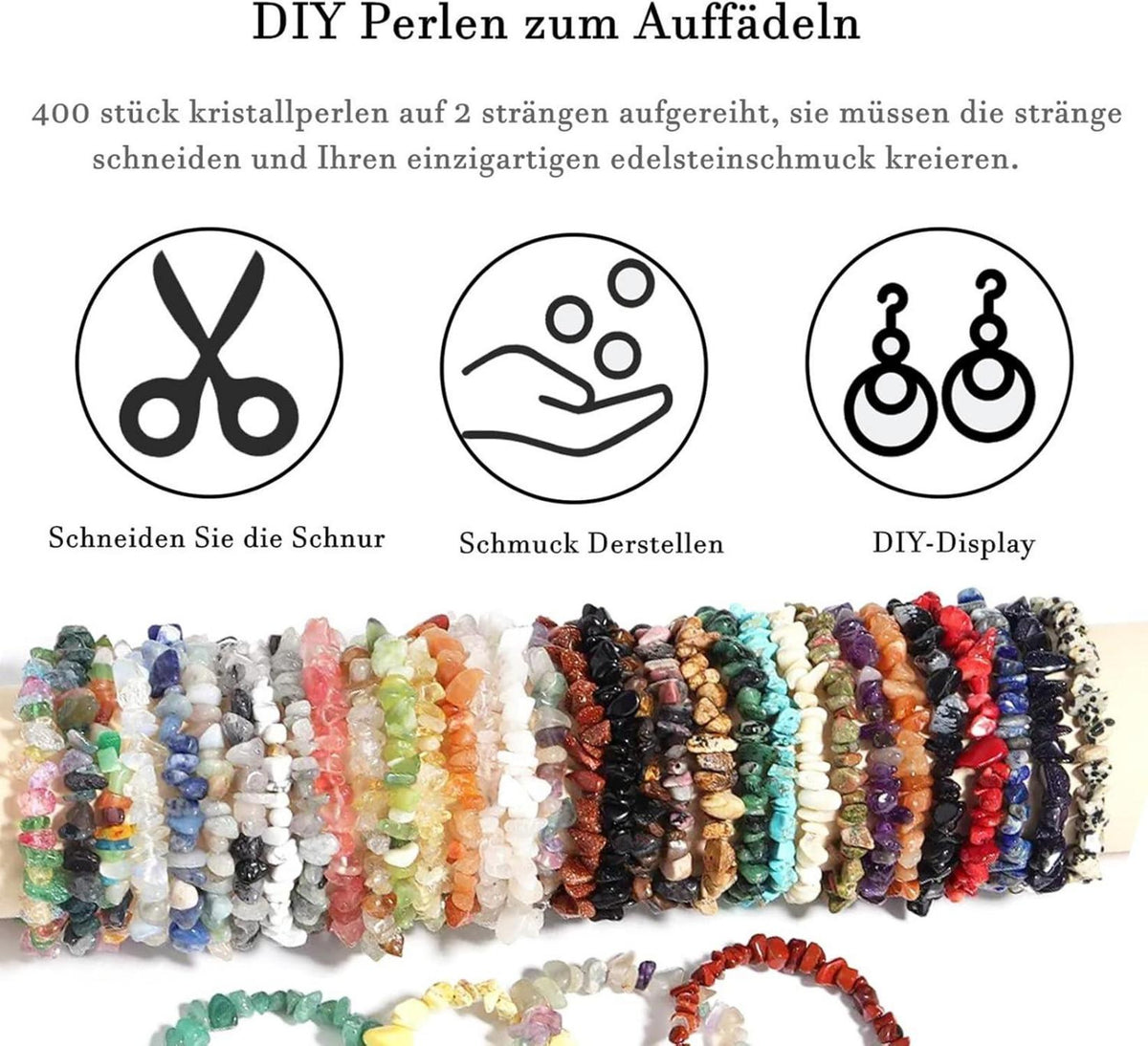 Opal Perlen Kristalle DIY Schmuck Crafting Material 5-8mm